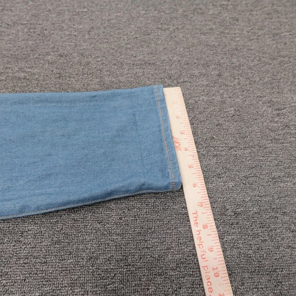 KATO' By Hiroshi Kato The Pen Slim Jeans Mens 31x32 Blue Raw Stretch Denim Pants